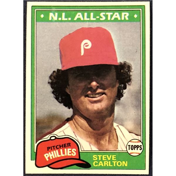 1981 TOPPS STEVE CARLTON (HOF)