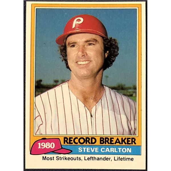 1981 TOPPS STEVE CARLTON (HOF)