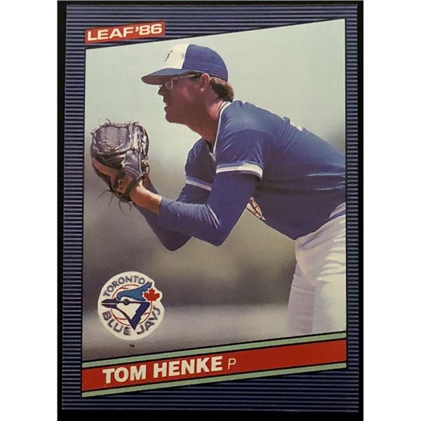 1986 LEAF TOM HENKE