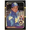 Image 1 : 1987 DONRUSS DAN PLESAC ROOKIE CARD