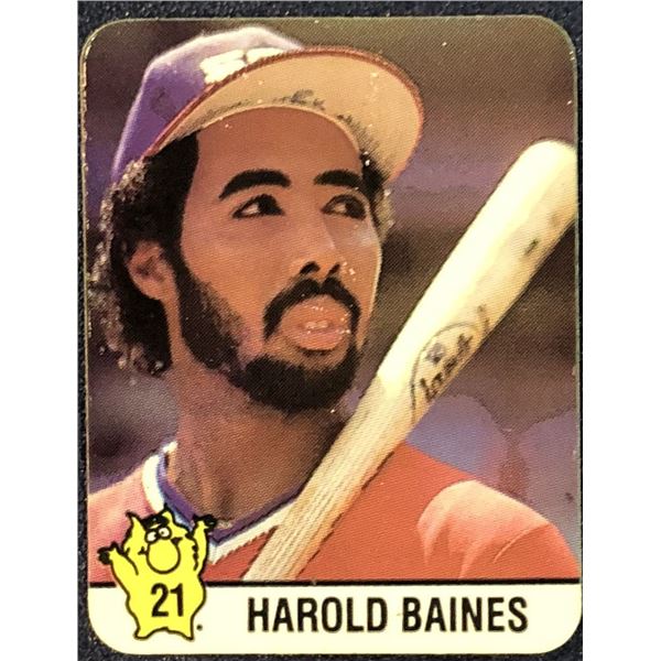 1987 HOSTESS CHIPS BASEBALL HAROLD BAINES (HOF)