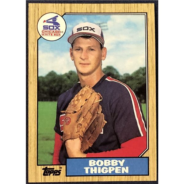 1987 TOPPS BOBBY THIGPEN ROOKIE CARD