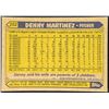 Image 2 : 1987 TOPPS DENNIS MARTINEZ