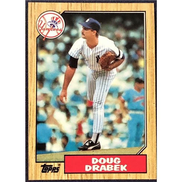1987 TOPPS DOUG DRABEK ROOKIE CARD
