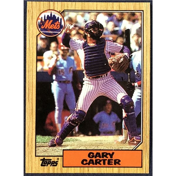 1987 TOPPS GARY CARTER (HOF)