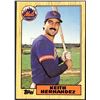 Image 1 : 1987 TOPPS KEITH HERNANDEZ