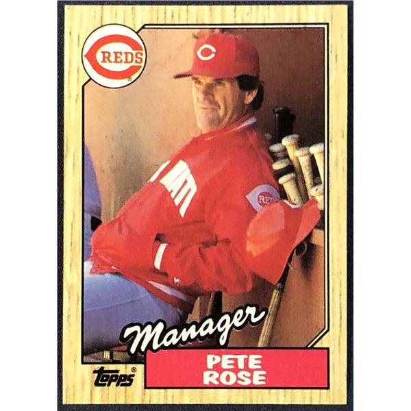 1987 TOPPS PETE ROSE