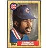 Image 1 : 1987 TOPPS SHAWON DUNSTON ROOKIE CARD