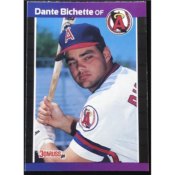 1989 DONRUSS DANTE BICHETTE ROOKIE CARD