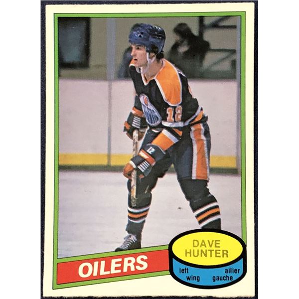 1980-81 O-PEE-CHEE DAVE HUNTER