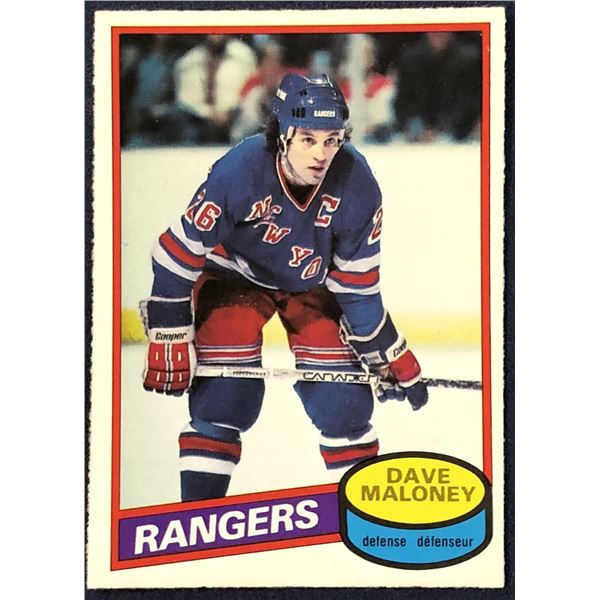 1980-81 O-PEE-CHEE DAVE MALONEY