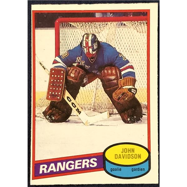 1980-81 O-PEE-CHEE JOHN DAVIDSON (HOF)