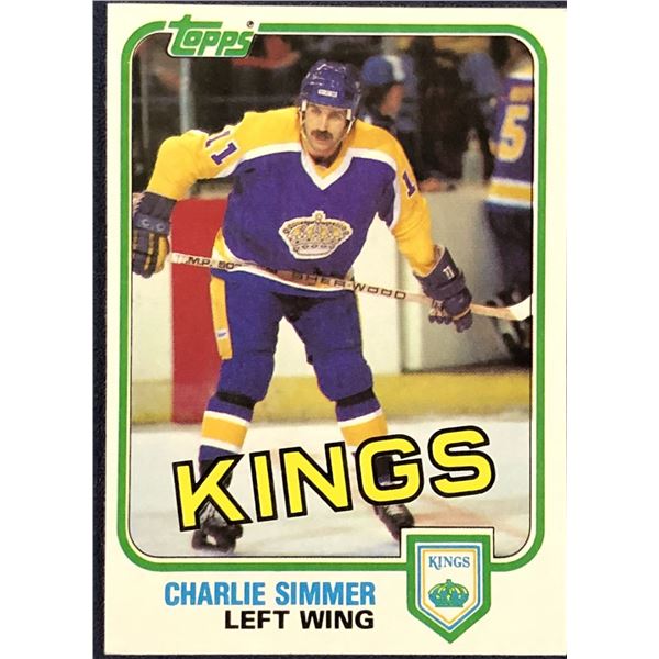 1981-82 TOPPS CHARLIE SIMMER