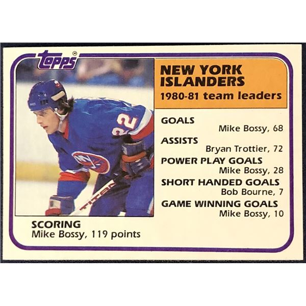 1981-82 TOPPS MIKE BOSSY (HOF)