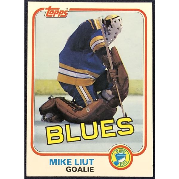 1981-82 TOPPS MIKE LIUT (HOF)