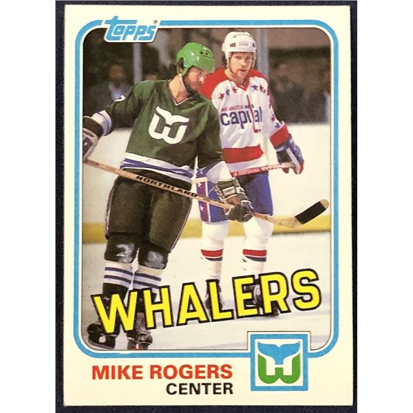 1981-82 TOPPS MIKE ROGERS