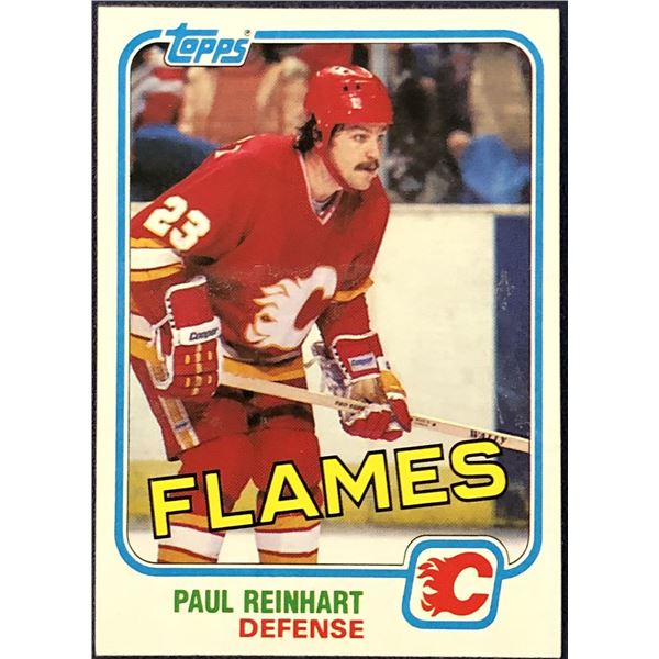 1981-82 TOPPS PAUL REINHART