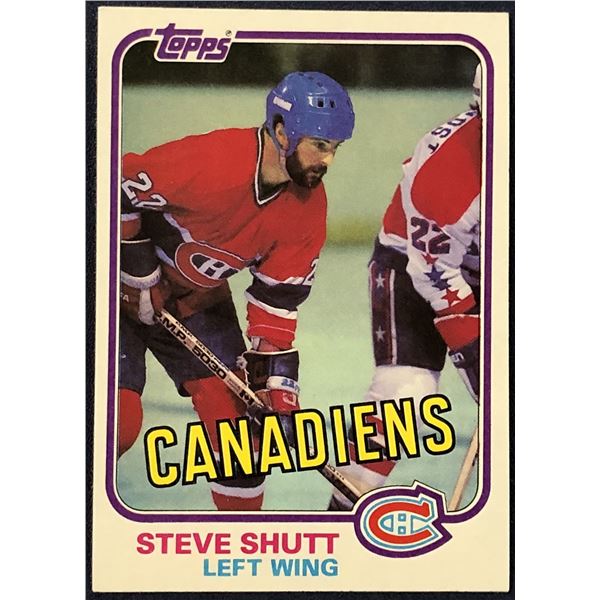 1981-82 TOPPS STEVE SHUTT (HOF)
