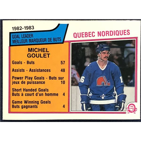 1983-83 O-PEE-CHEE MICHEL GOULET (HOF)
