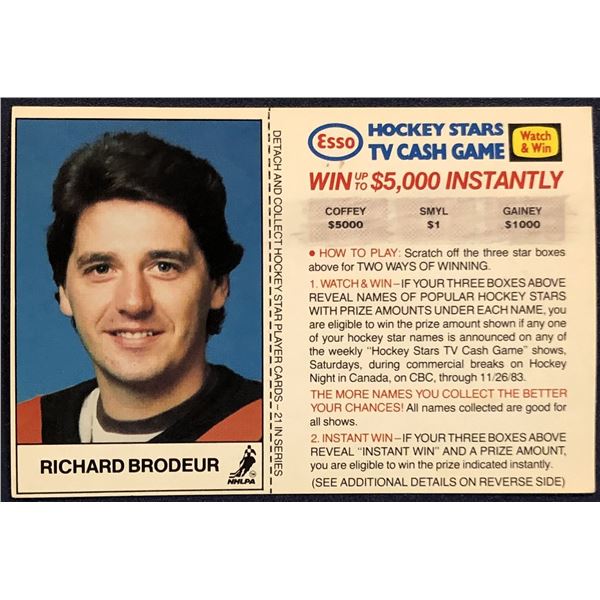1983-84 ESSO RICHARD BRODEUR