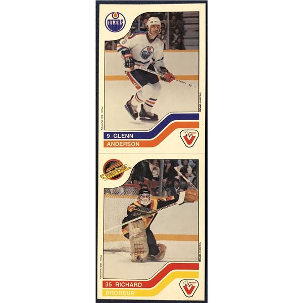 1983-84 VACHON CAKES NHL - GLENN ANDERSON (HOF)