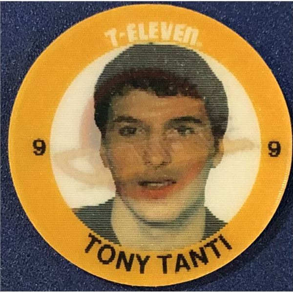 1984-85 7-ELEVEN NHL 3-D COIN - TONY TANTI