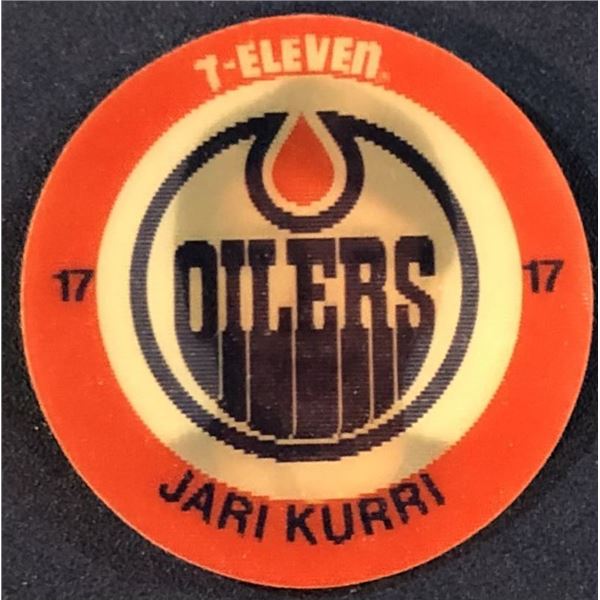 1984-85 7-ELEVEN NHL 3-D COIN -JARI KURRI (HOF)