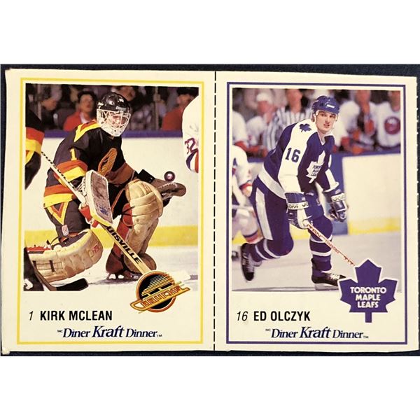 1989-90 KRAFT DINNER NHL - KIRK McLEAN