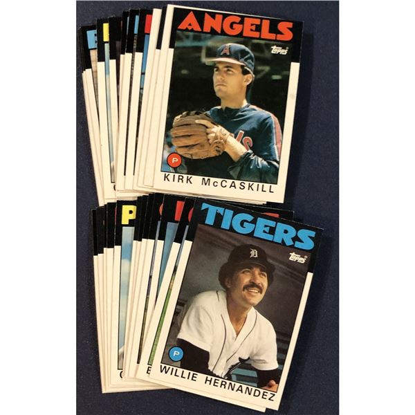 1986 TOPPS BASEBALL COLLECTION (25)