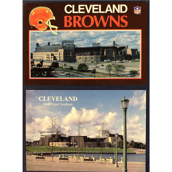 CLEVELAND BROWNS POST CARDS