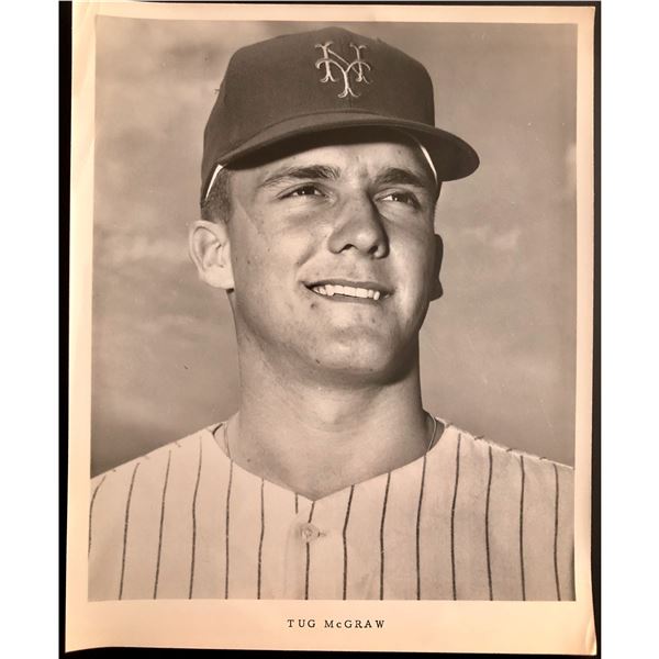 1967 NEW YORK METS 8"x10" PUBLICITY PHOTO - TUG McGRAW