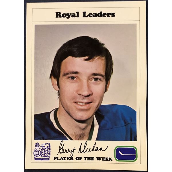 1974-75 RBC VANCOUVER CANUCKS - GERRY MEEHAN