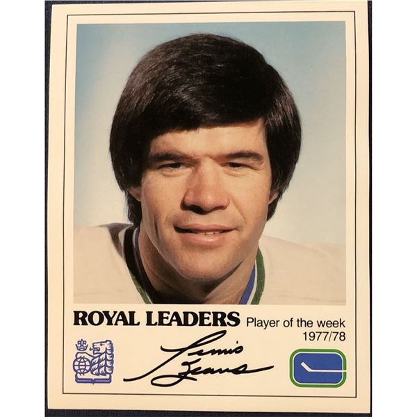 1977-78 RBC VANCOUVER CANUCKS - DENNIS KEARNS