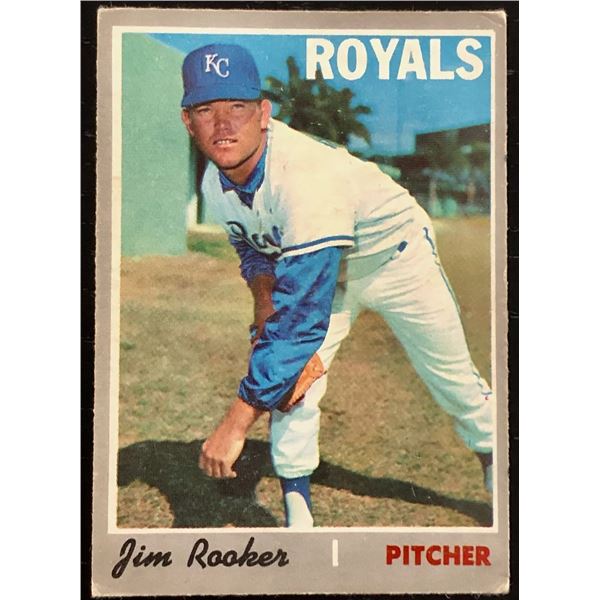 1970 O-PEE-CHEE JIM ROOKER ROOKIE CARD