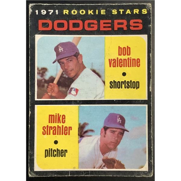 1971 O-PEE-CHEE BOBBY VALENTINE ROOKIE CARD
