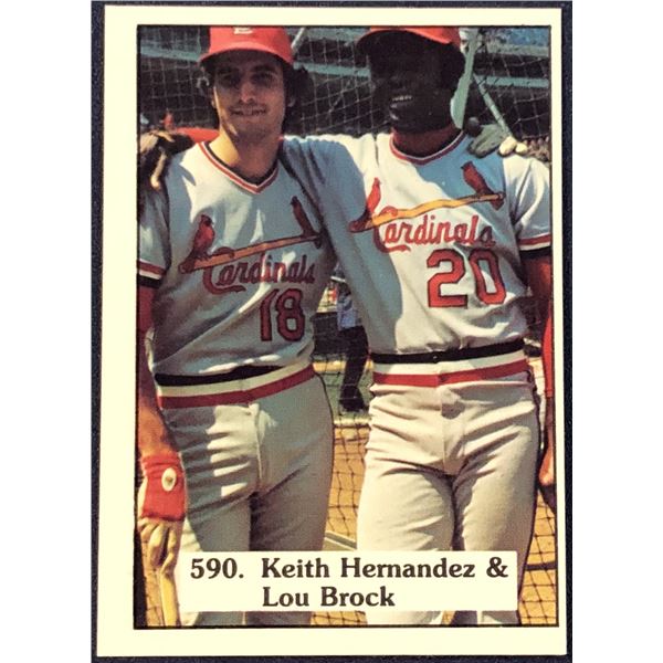 1975 SSPC BASEBALL LOU BROCK (HOF)