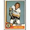 Image 1 : 1974-75 O-PEE-CHEE ANDRE SAVARD ROOKIE CARD