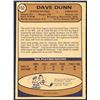 Image 2 : 1974-75 O-PEE-CHEE DAVE DUNN ROOKIE CARD