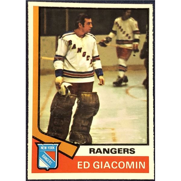 1974-75 O-PEE-CHEE EDDIE GIACOMIN (HOF)