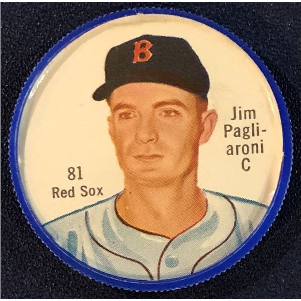 1962 SHIRRIFF POTATO CHIPS BASEBALL COINS - JIM PAGLIARONI