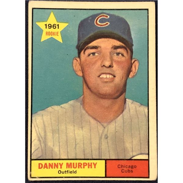 1961 TOPPS DANNY MURPHY ROOKIE CARD