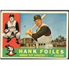 Image 1 : 1960 TOPPS WHITE BACK HANK FOILES