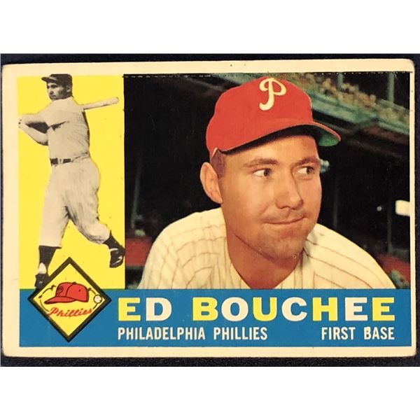 1960 TOPPS GRAY BACK ED BOUCHEE