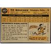Image 2 : 1960 TOPPS GRAY BACK ED BOUCHEE