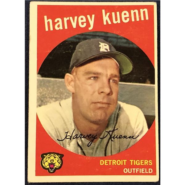 1959 TOPPS WHITEBACK HARVEY KUENN