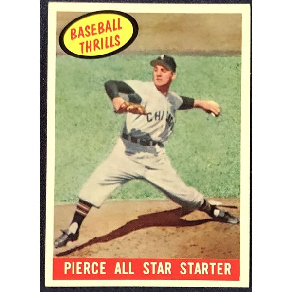 1959 TOPPS GRAY BACK BILLY PIERCE