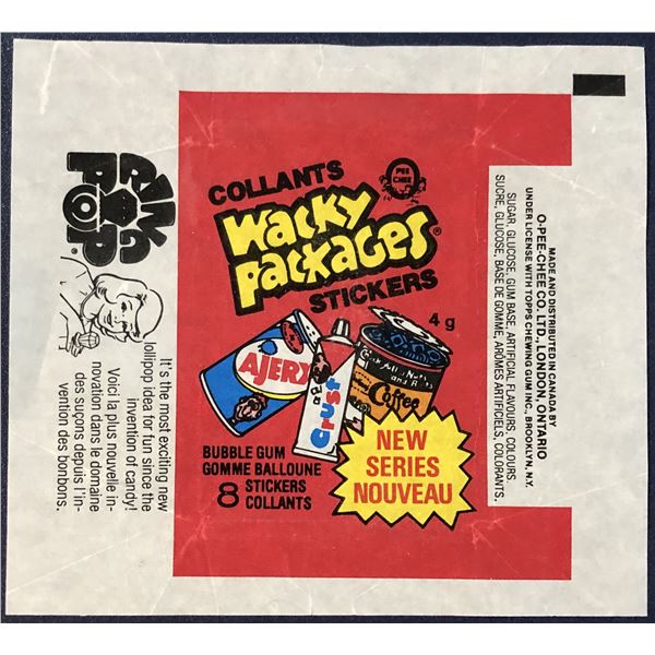 1979 O-PEE-CHEE WACKY PACKAGES WRAPPER