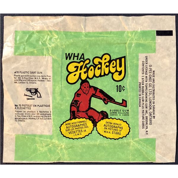 1974-75 O-PEE-CHEE WHA HOCKEY WRAPPER