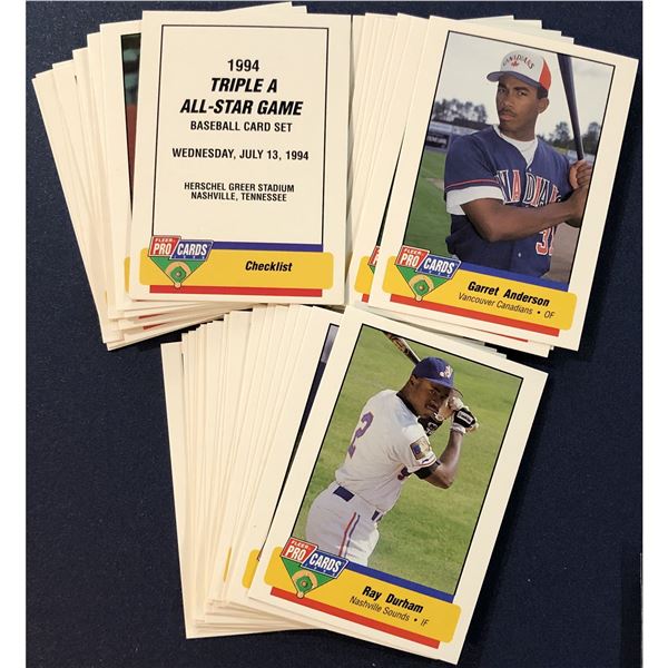 1994 FLEER AAA ALL STARS COMPLETE SET