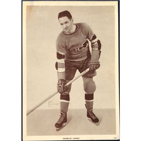 1935-36 CROWN BRAND NHL - CHARLIE SANDS